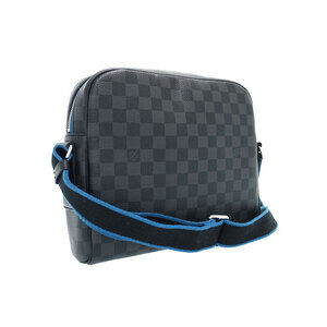 Louis Vuitton Damier Dayton Shoulder Graphite Black Bag